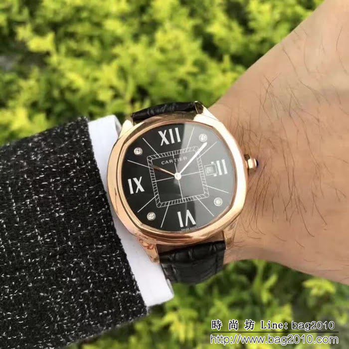 CARTIER卡地亞 最新實拍 精品男士腕表 WSS1071